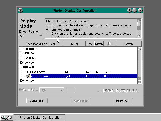 QNX Demo Display Config