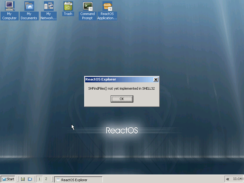 ReactOS 0.3.11 Search?