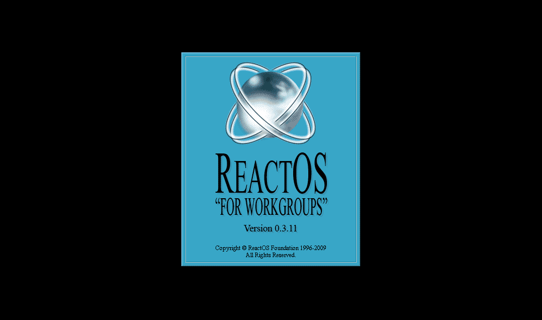 ReactOS 0.3.11 Splash