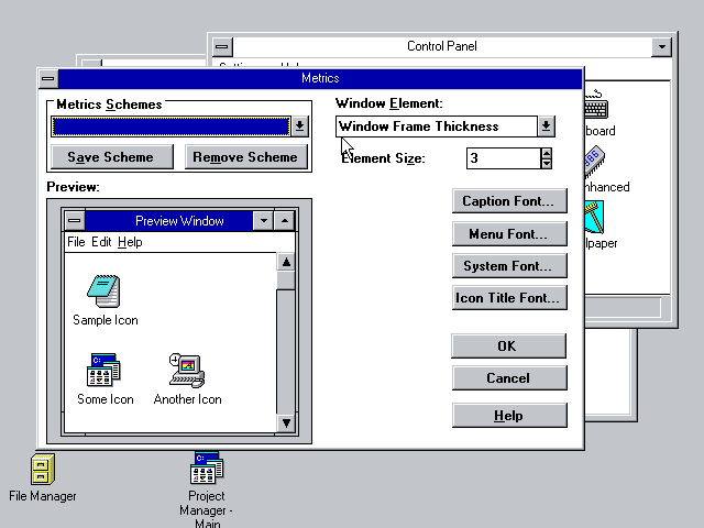 Windows Chicago Metrics