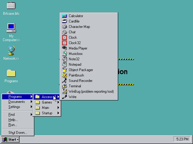 Chicago B81 Start Menu