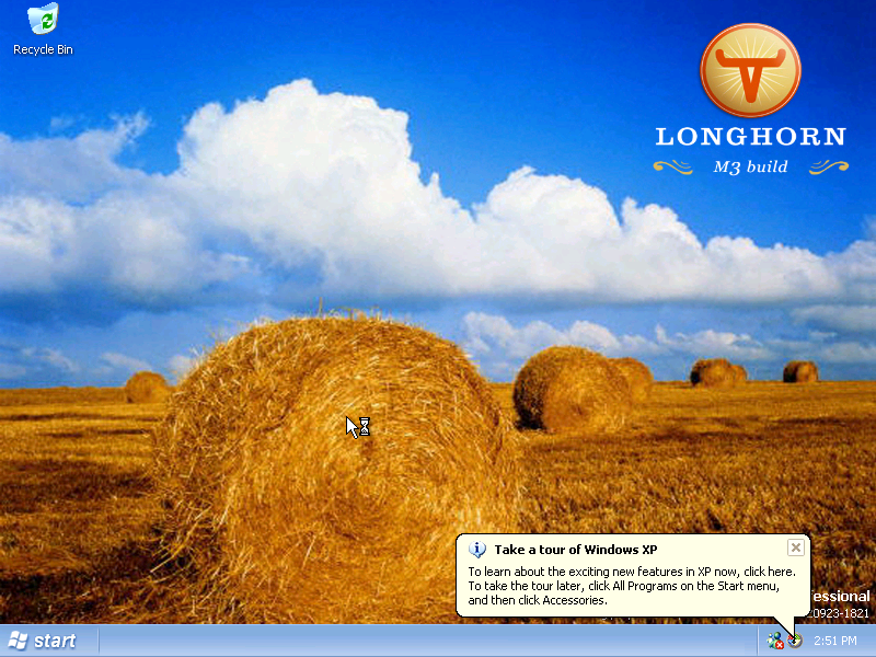 Windows Longhorn 3683 Desktop