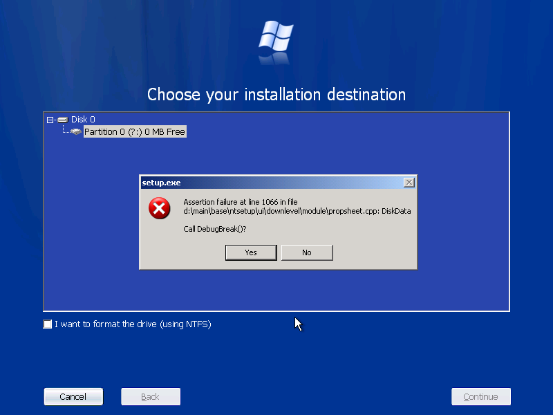 Longhorn 4008 Install Fail