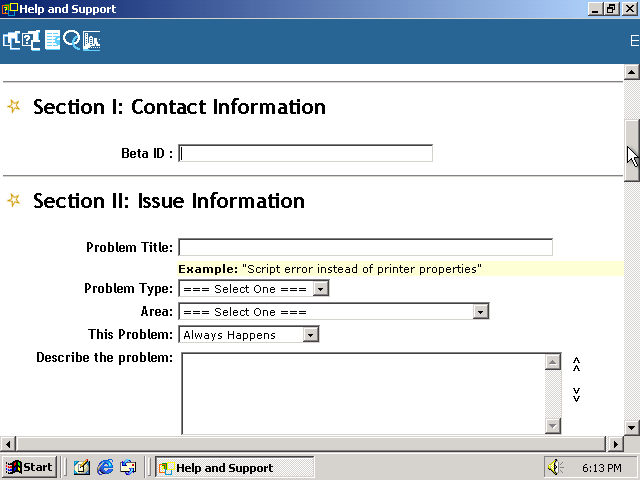 Windows Neptune Bug Report