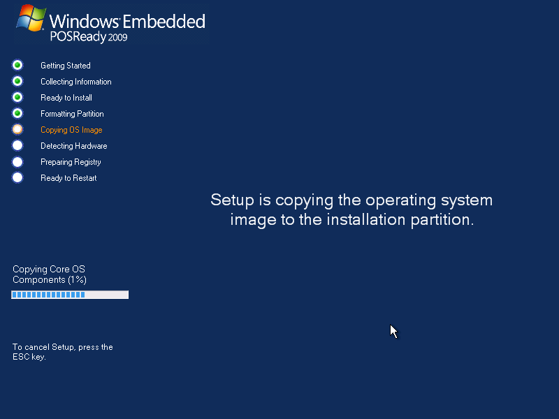 Windows POS 2009 Setup
