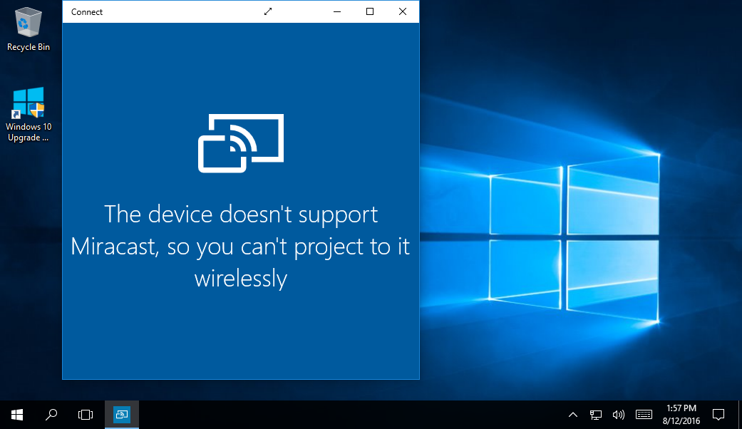 Windows 10.1 Connect