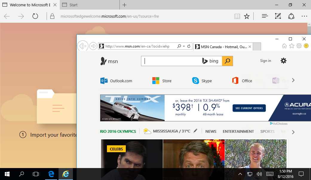 Windows 10.1 Edge