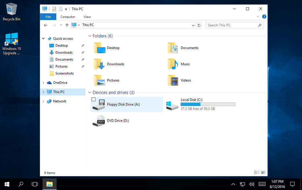 Windows 10.1 Explorer