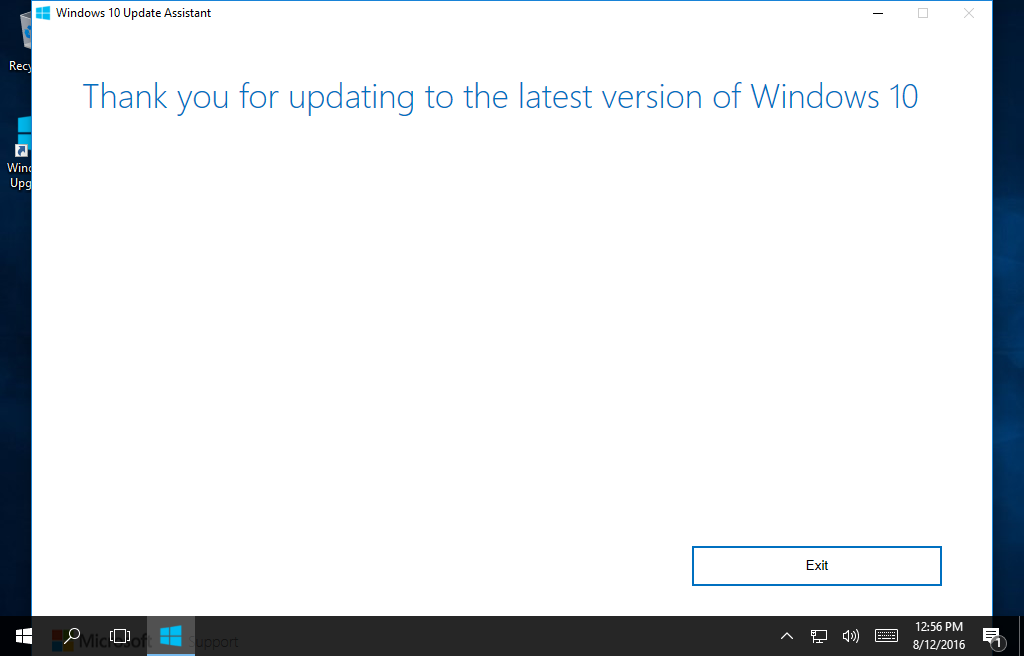 Windows 10.1 Thank You