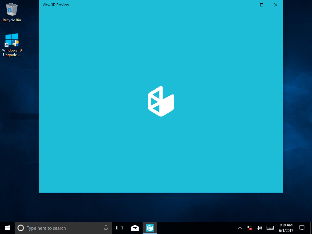 Windows 10 Creator Update 3D Viewer