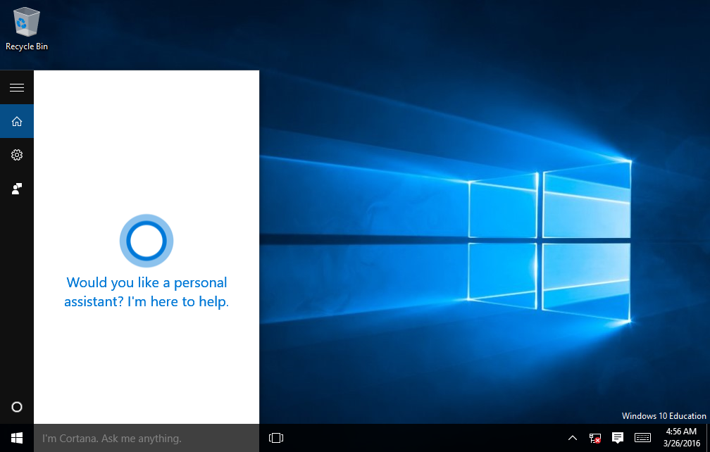 Windows 10 Cortana