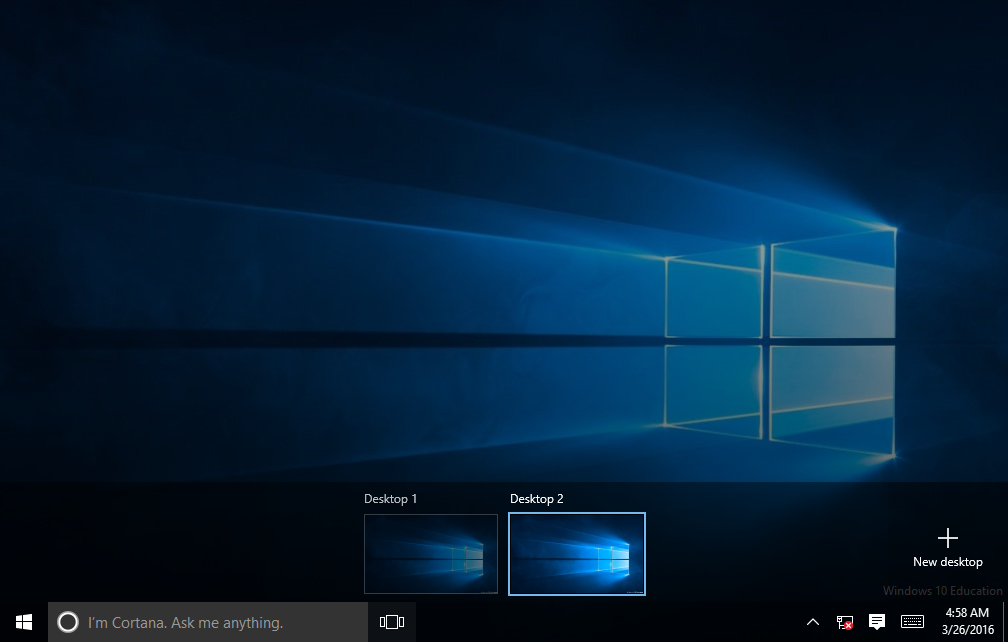 Windows 10 Task view