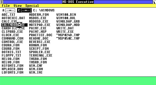Windows 1.01 Busy