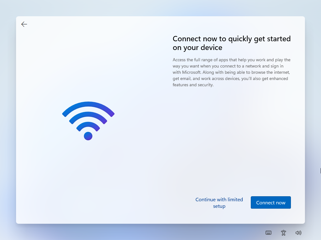 Windows 11 OOBE network