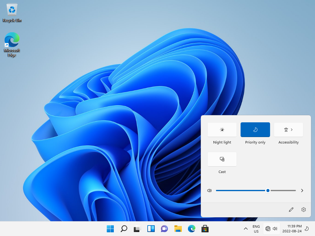 Windows 11 Taskbar icons
