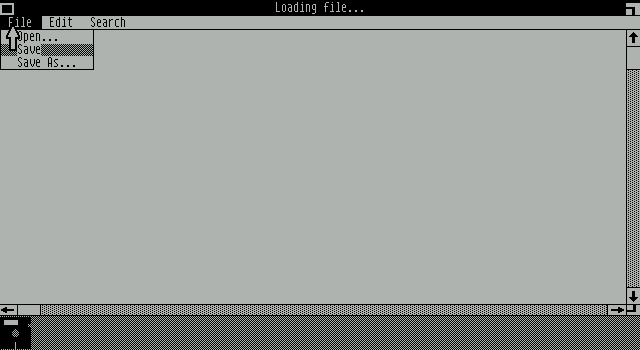 Windows 1 Alpha Menus