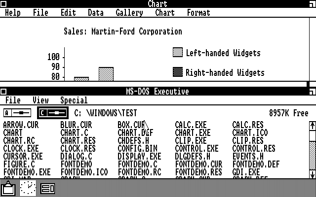 Windows 1 DR5 Sample program