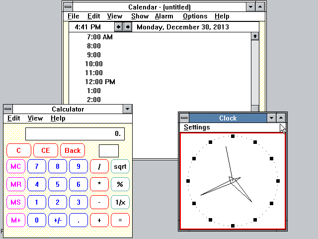Windows 3.0 Accessories