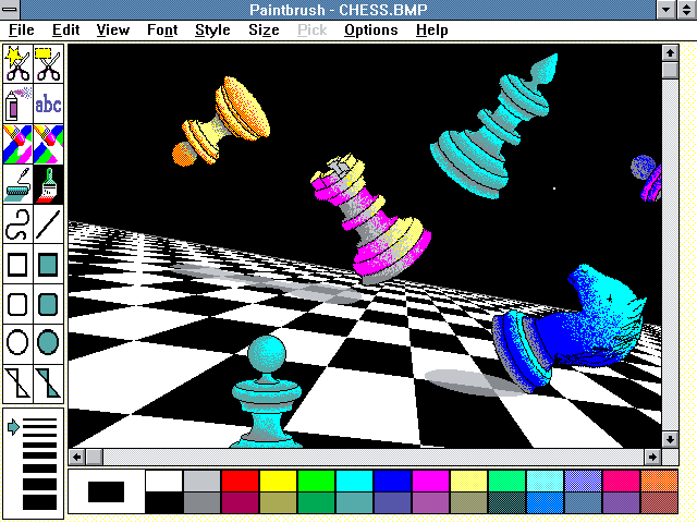 Windows 3.0 Paintbrush
