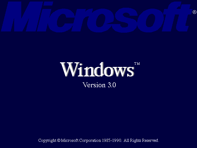 Windows 3.0 Splash