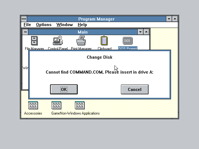 Windows 3.0 WTF?