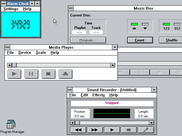 Windows 3.0 w/MME Accessories