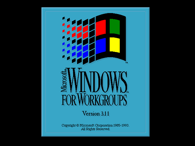 Windows 3.11 Splash