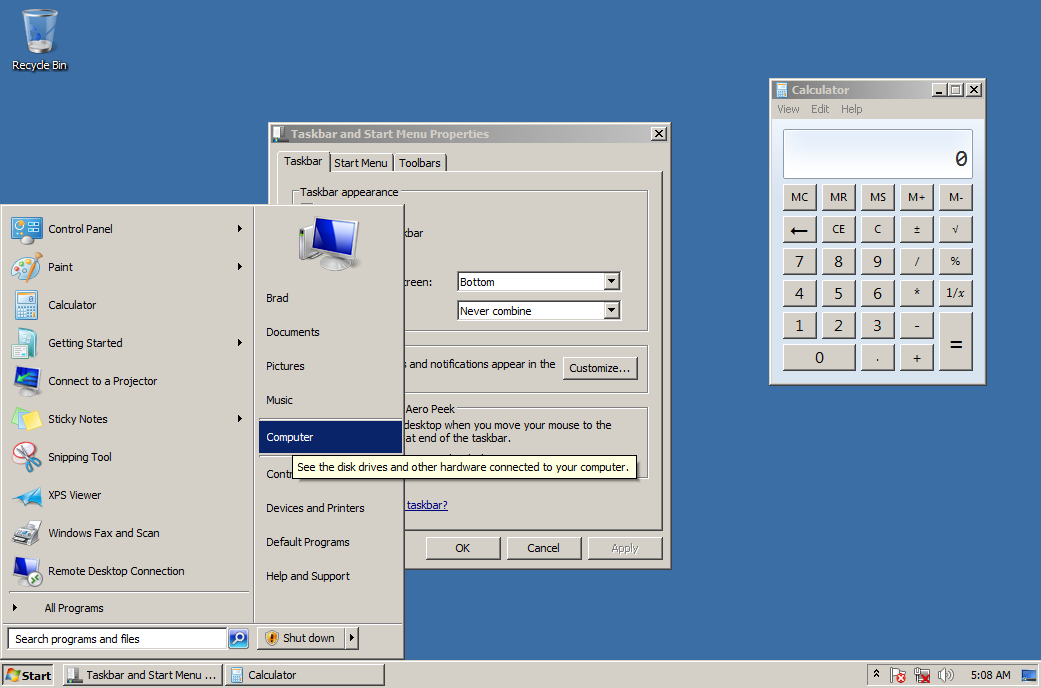 Windows 7 Classic