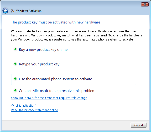 Windows 7 Shutting YOU down