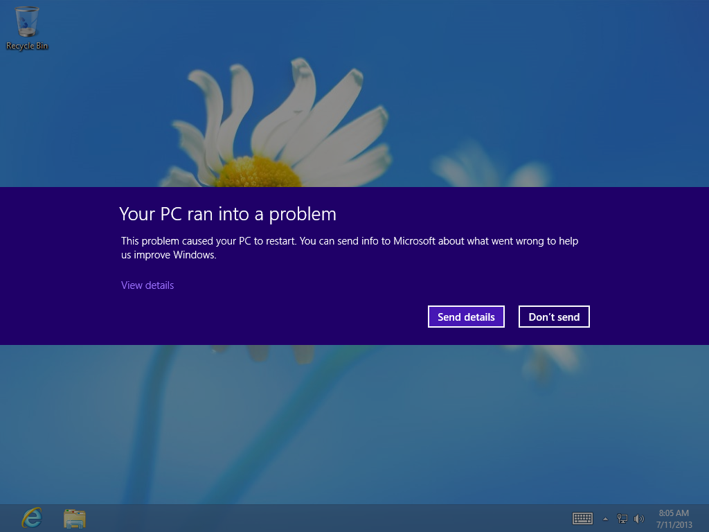 Windows 8 Dialog #1