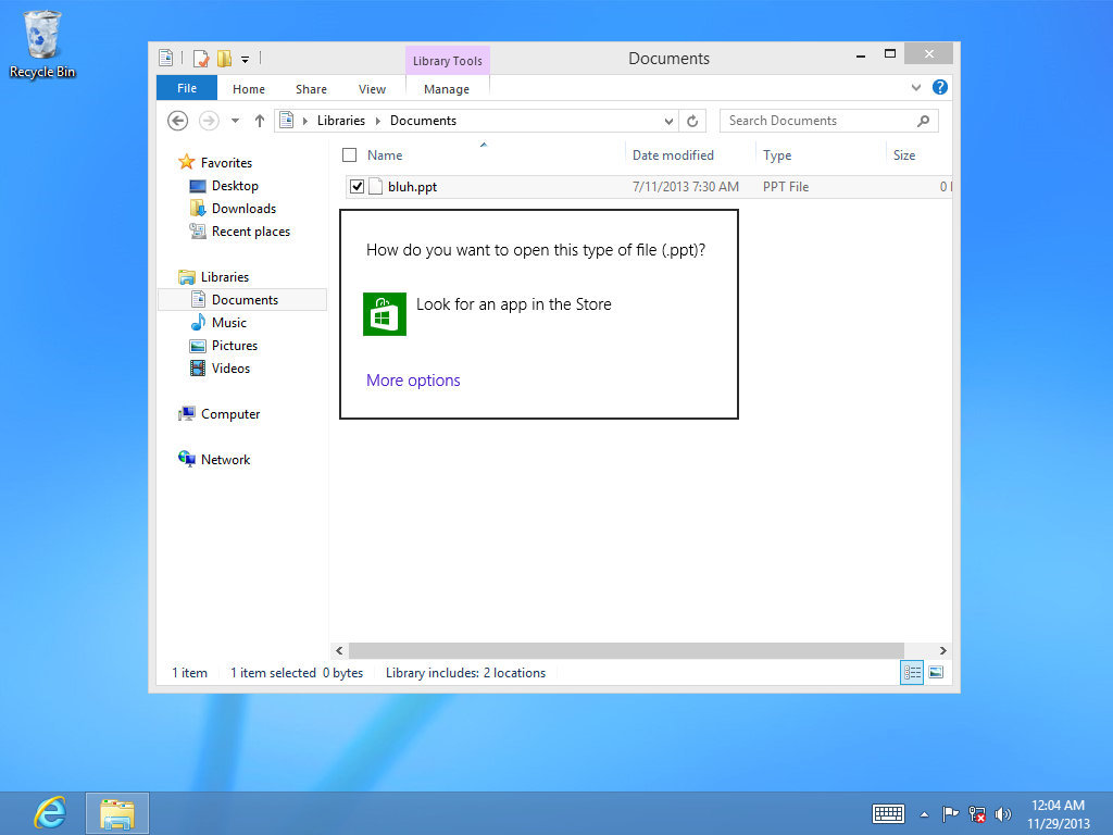 Windows 8 Dialog #2