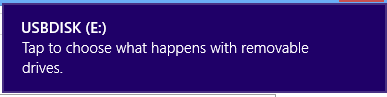 Windows 8 Removable Device