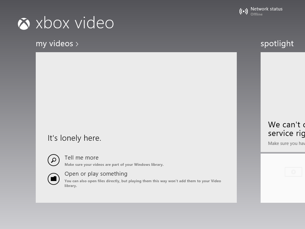Windows 8 Video app