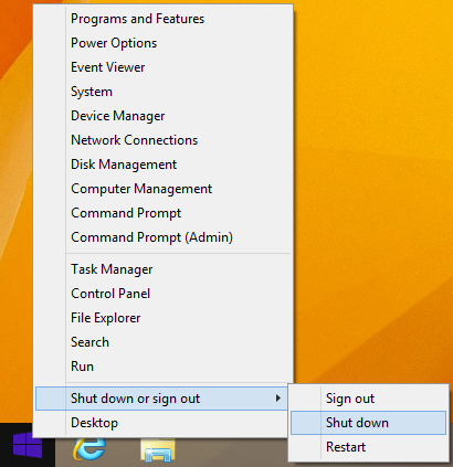Windows 8.1 Shutdown