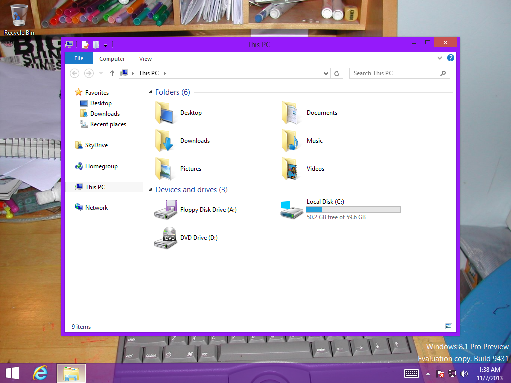 Windows 8.1 Preview My Computer
