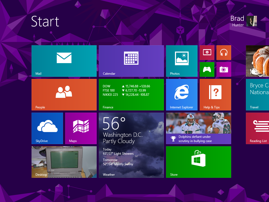 Windows 8.1 Preview Start