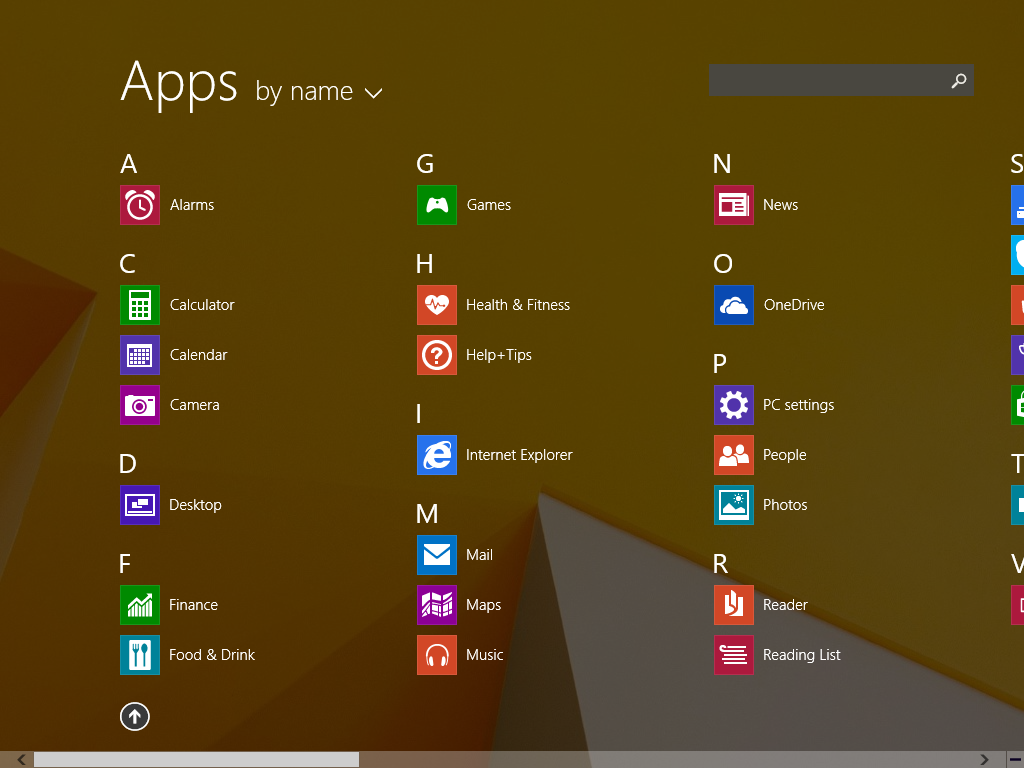 Windows 8.1 Update 1 All apps