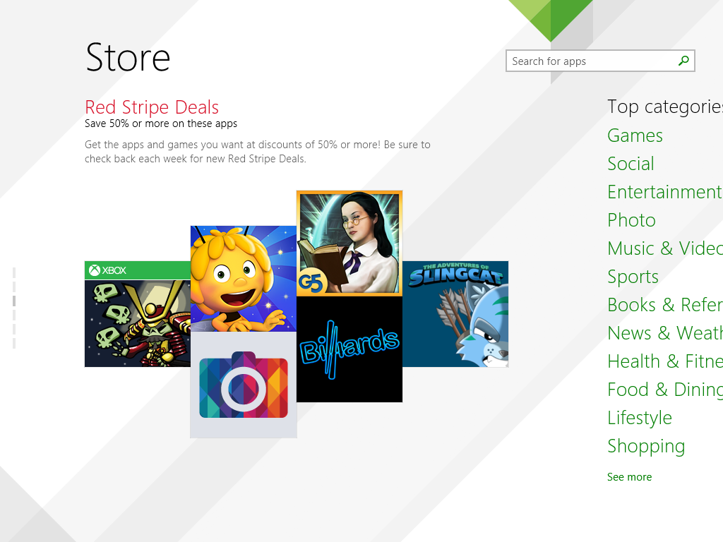 Windows 8.1 Update 1 Store