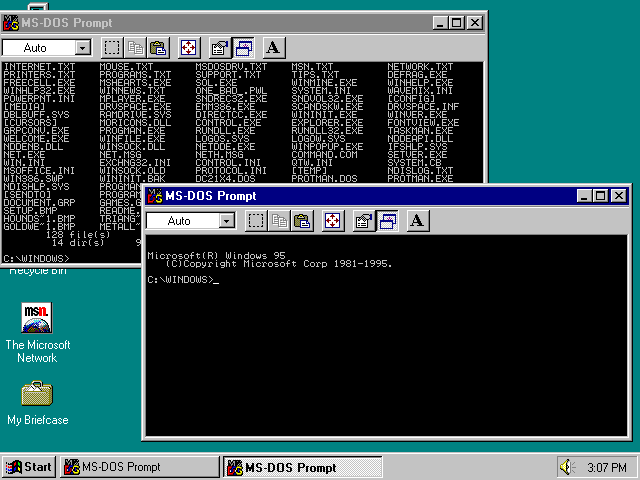 Windows 95 VDM