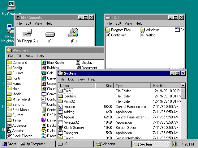Windows 95 File Management