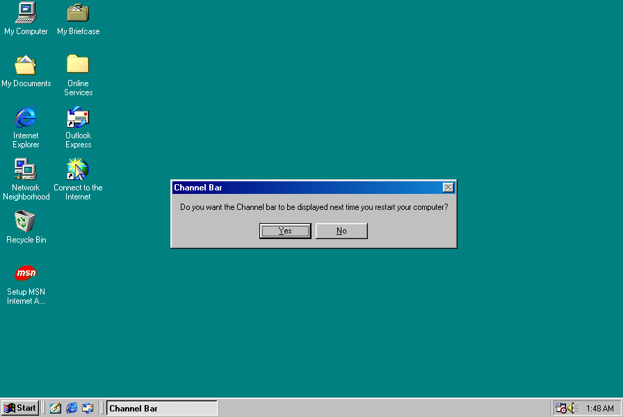 Windows 98 Remove Active Hex