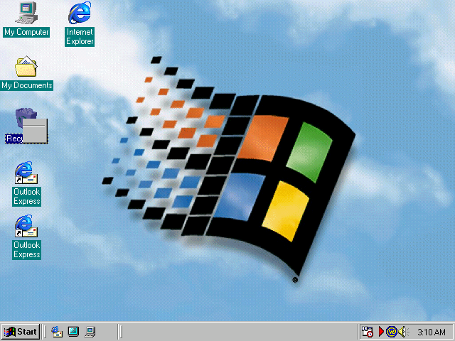 Windows 99 Scroll effect