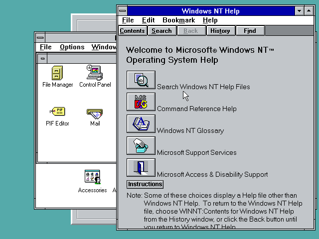 NT 3.1 Help
