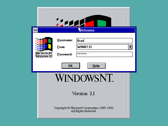 NT 3.1 Login 2