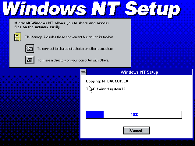 NT 3.1 Setup