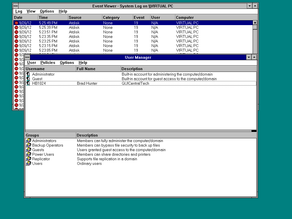 NT 3.51 Administration