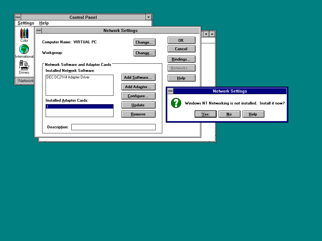NT 3.51 Networking