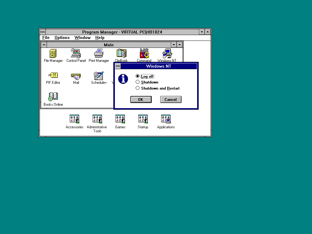 NT 3.51 Shutdown