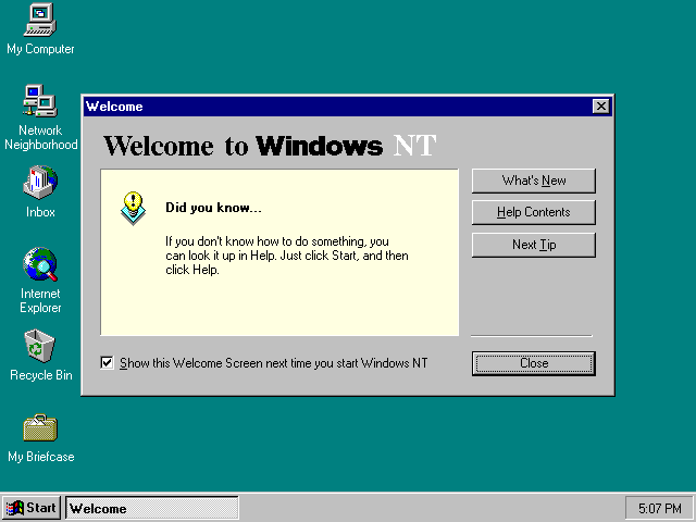 NT 4 Desktop
