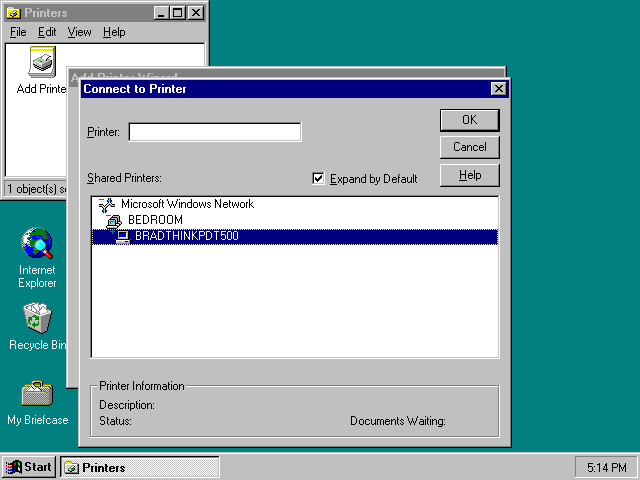 NT 4 Printers